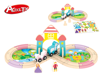 DIY粉色城堡軌道(型號:AC7511)