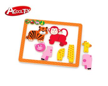 動物磁性拼板 (貨號:AC6671)
